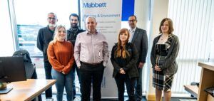 Team Mabbett at the new Ecology office in Inverness